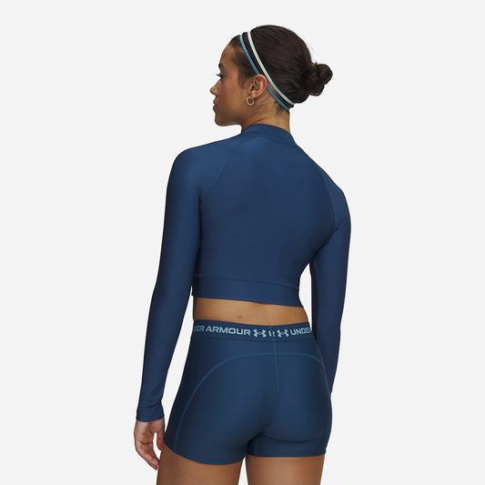 Áo Crop-Top Nữ Under Armour Heatgear® Mock Long Sleeve - Supersports Vietnam