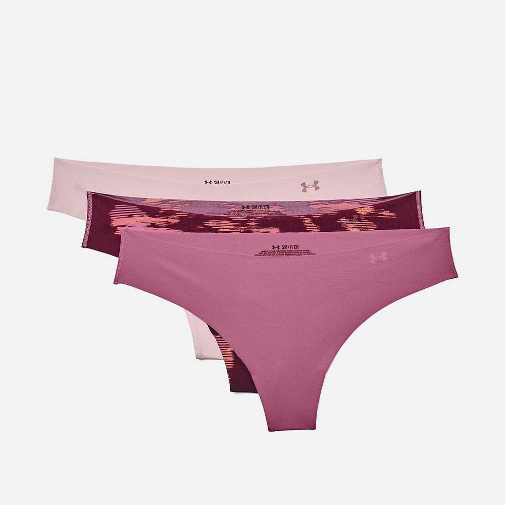 Quần Lót Nữ Under Armour Pure Stretch Thong 3-Pack Printed - Supersports Vietnam