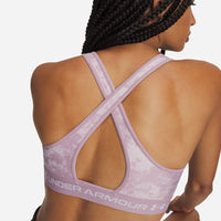 Áo Bra Thể Thao Nữ UA Crossback Mid Print