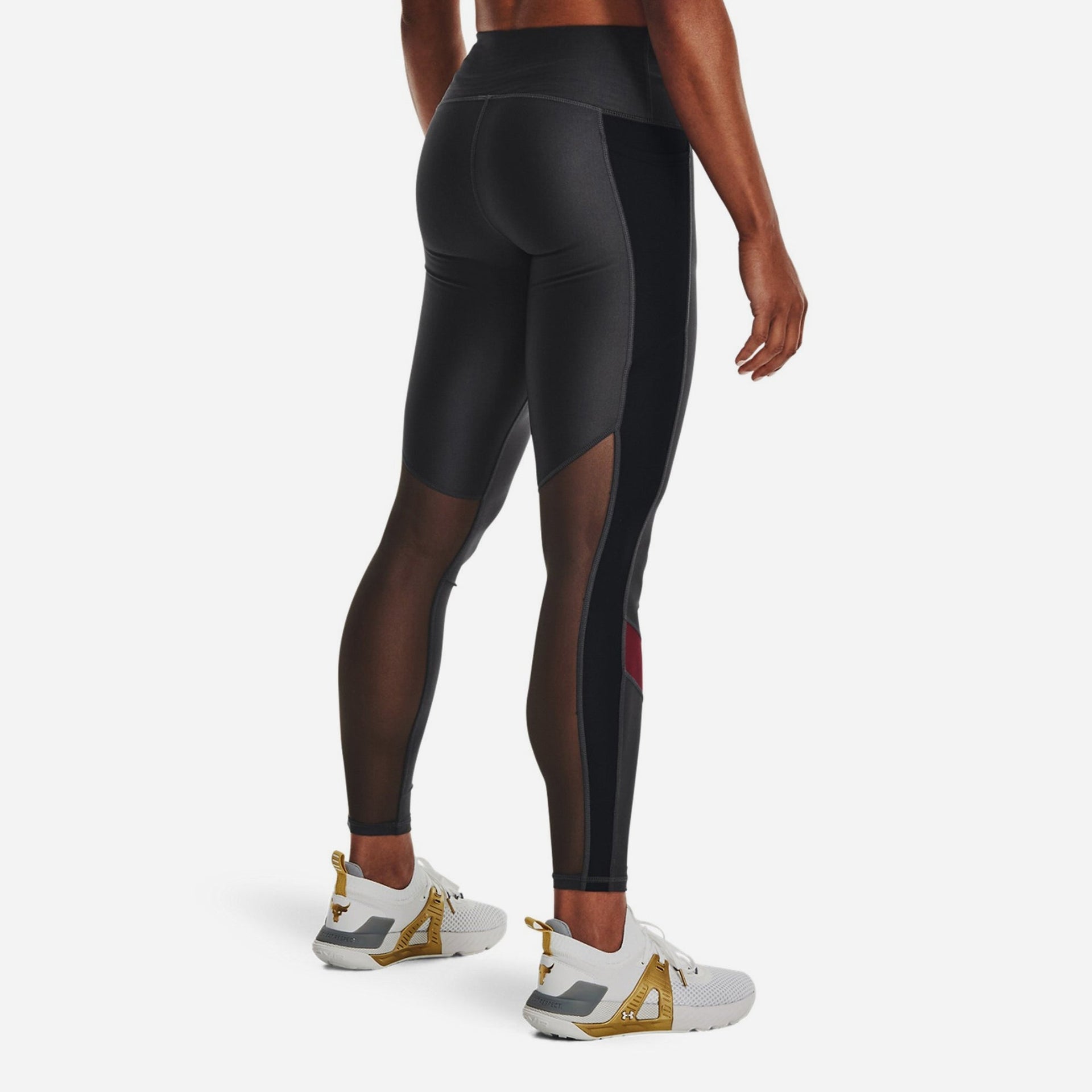 Quần Bó Thể Thao Nữ Under Armour Project Rock Heatgear® No-Slip Waistband - Supersports Vietnam