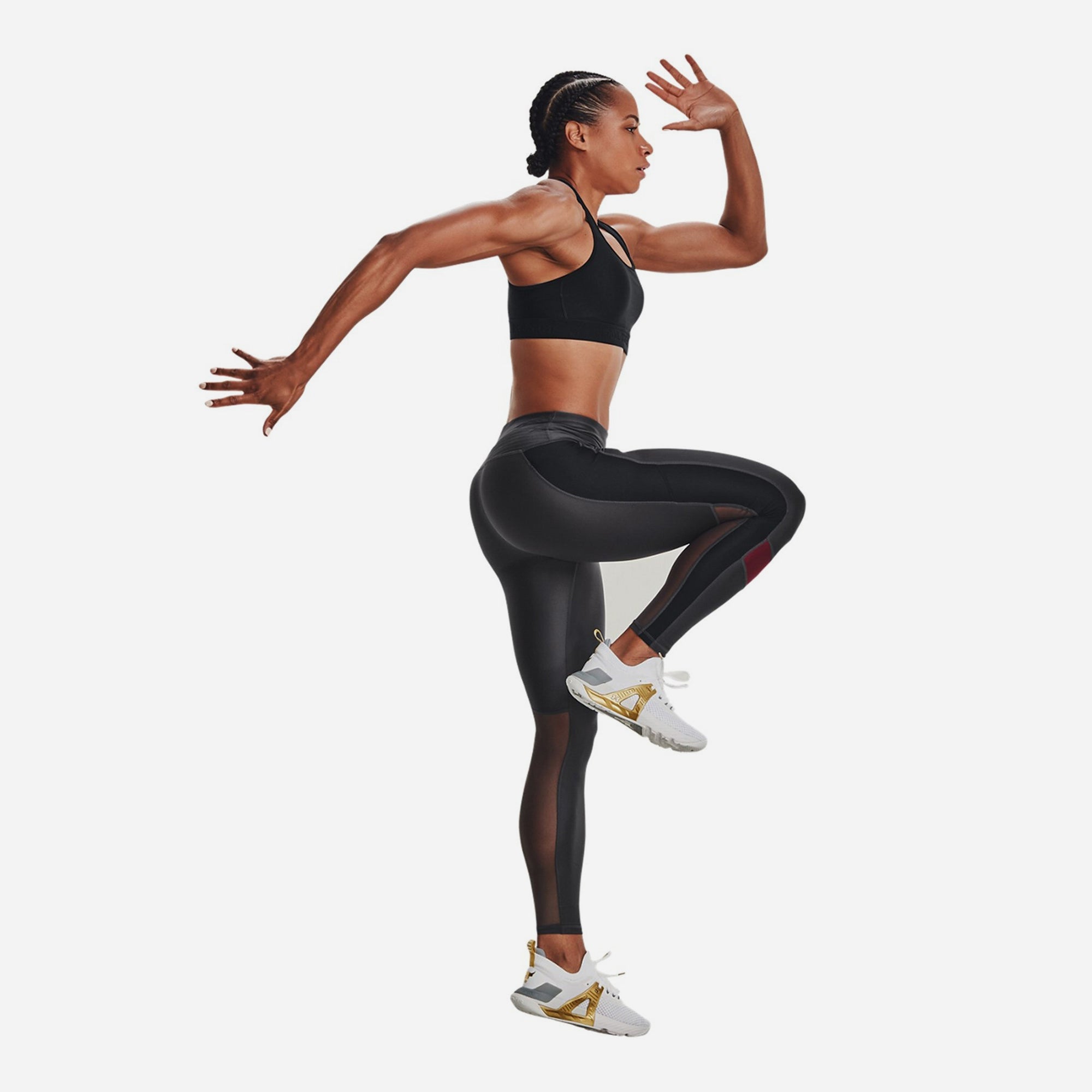 Quần Bó Thể Thao Nữ Under Armour Project Rock Heatgear® No-Slip Waistband - Supersports Vietnam