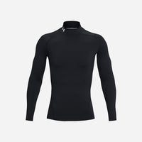 Men's UA Heatgear Armour Comp Mock Long Sleeve T-Shirt