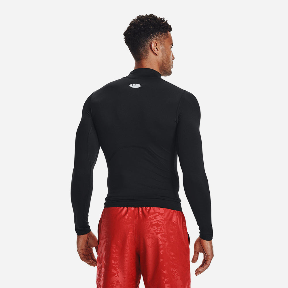 Men's UA Heatgear Armour Comp Mock Long Sleeve T-Shirt