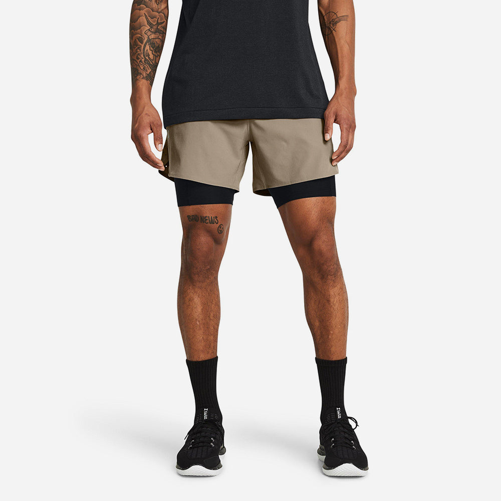 Quần Ngắn Nam Under Armour Peak Woven 2-In-1 - Supersports Vietnam