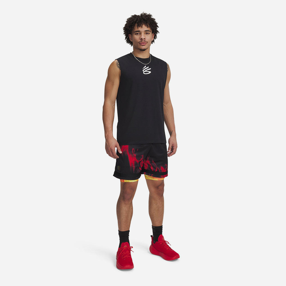 Quần Ngắn Nam Under Armour Curry Hg Printed - Supersports Vietnam