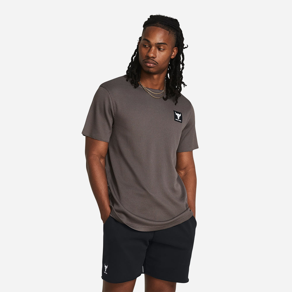 Áo Thun Nam Under Armour Project Rock Authentic Short Sleeve Crew - Supersports Vietnam