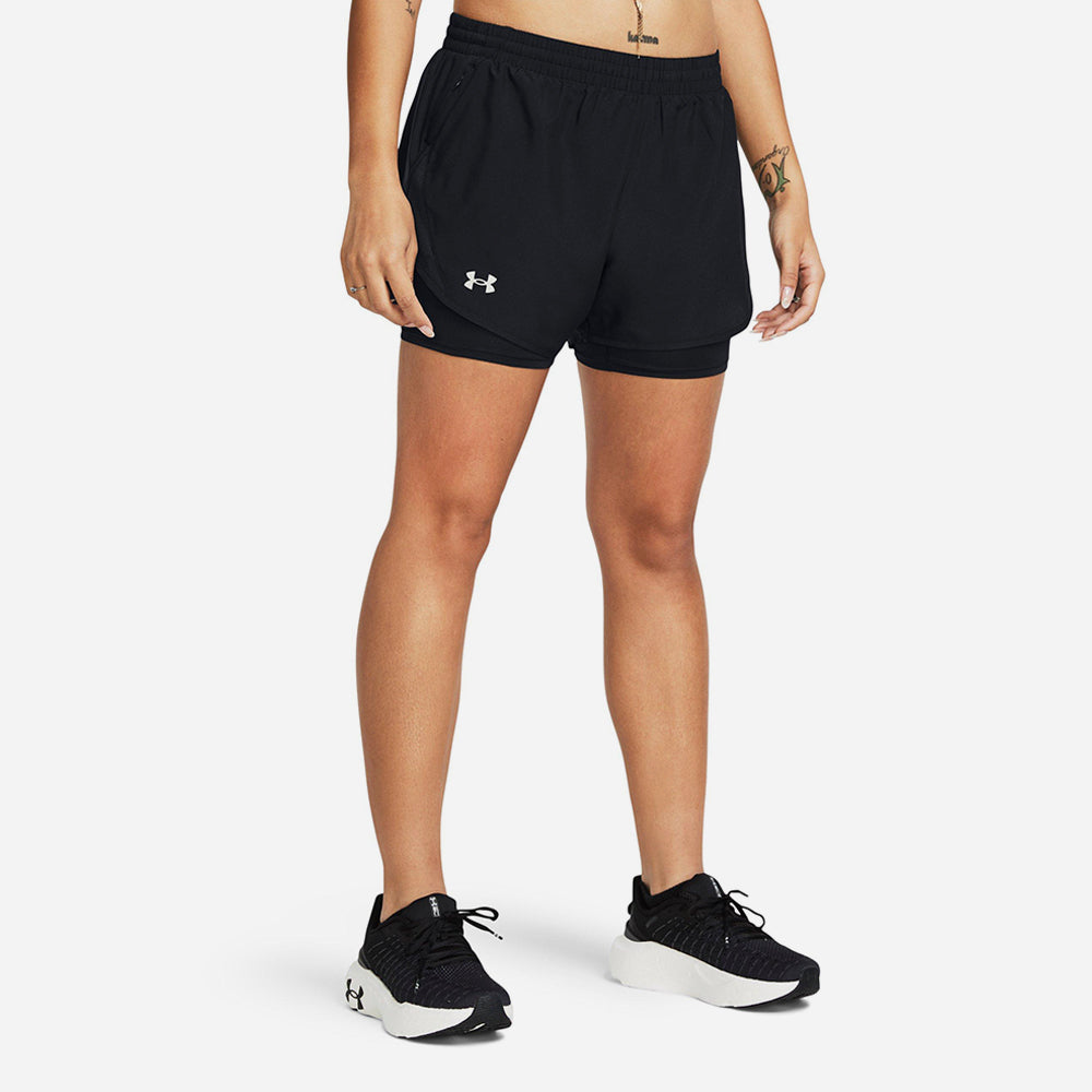 Quần Ngắn Nữ Under Armour Fly By 2-In-1 - Supersports Vietnam