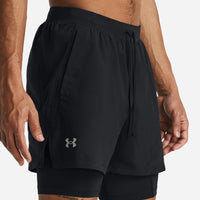 Quần Ngắn Thể Thao Nam Under Armour Launch 5 Inch 2-In-1 - Supersports Vietnam