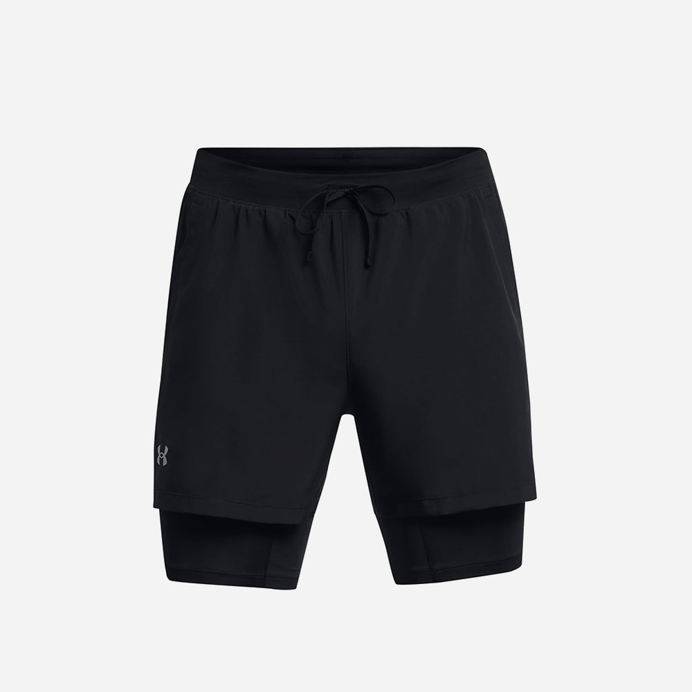 Quần Ngắn Thể Thao Nam Under Armour Launch 5 Inch 2-In-1 - Supersports Vietnam