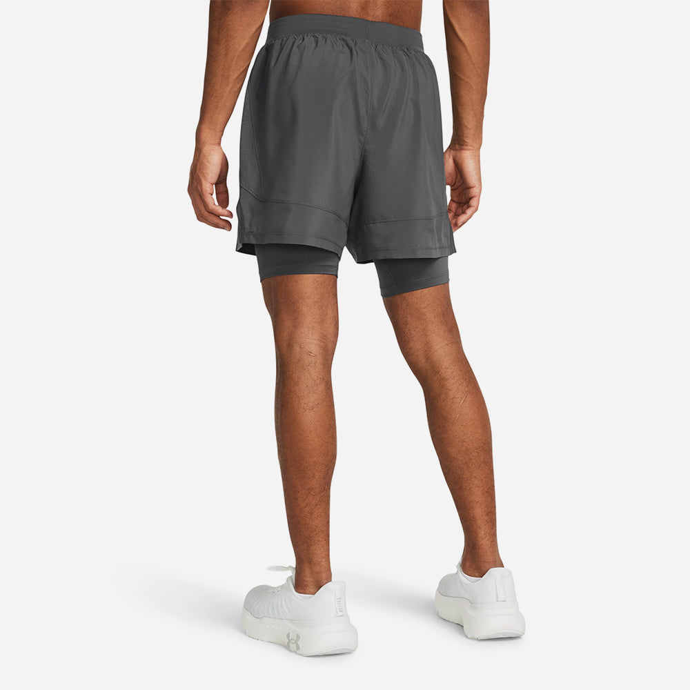 Quần Ngắn Nam Under Armour Launch 5 Inch 2-In-1 - Supersports Vietnam