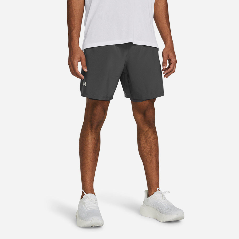 Quần Ngắn Nam Under Armour Launch 7'' 2-In-1 - Supersports Vietnam