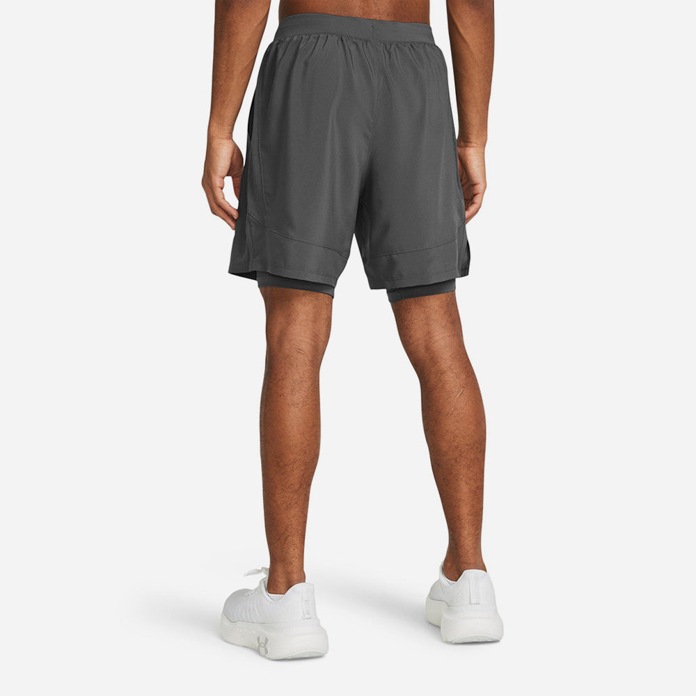 Quần Ngắn Nam Under Armour Launch 7'' 2-In-1 - Supersports Vietnam