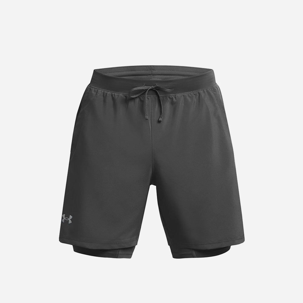 Quần Ngắn Nam Under Armour Launch 7'' 2-In-1 - Supersports Vietnam