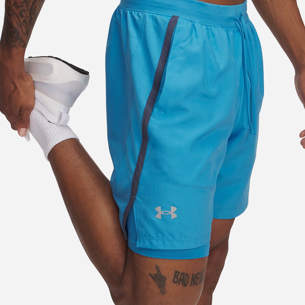 Quần Ngắn Nam Under Armour Launch 7'' 2-In-1 - Supersports Vietnam