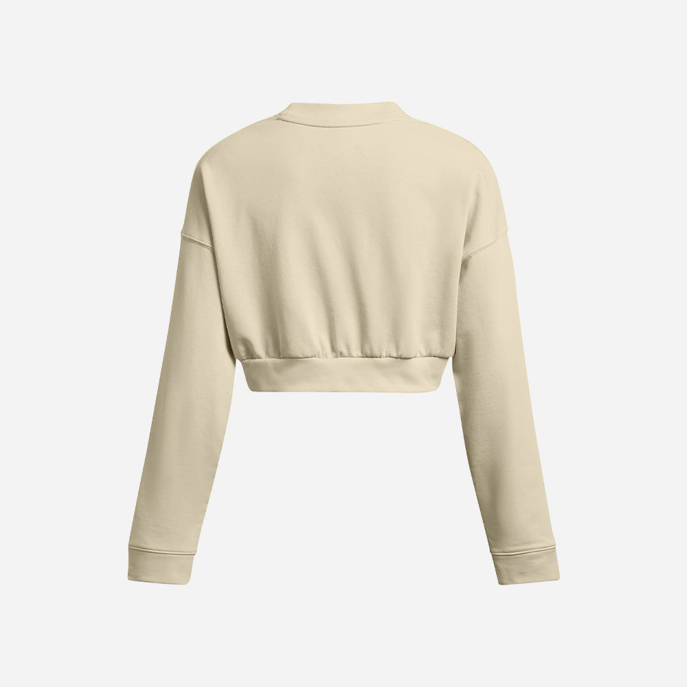 Áo Nỉ Nữ Under Armour Rival Terry Oversized Crop - Supersports Vietnam