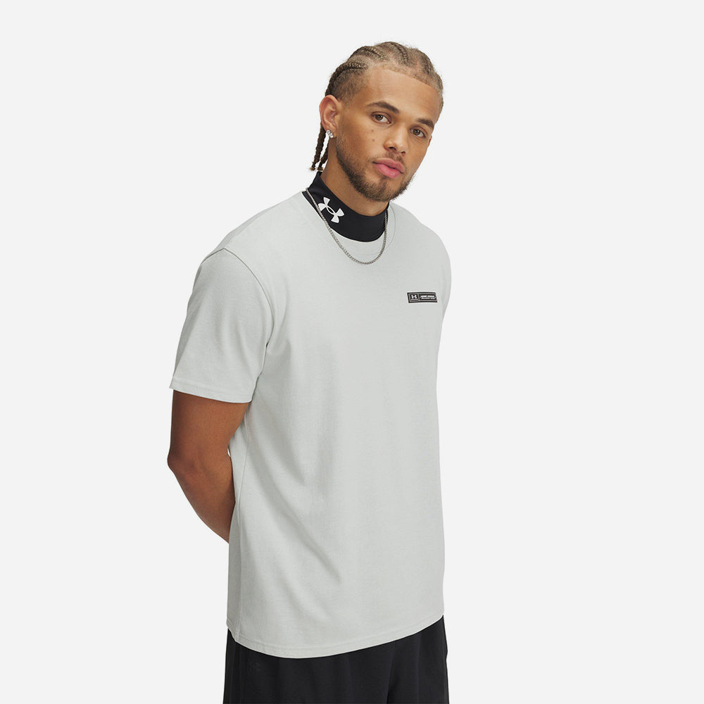 Áo Thun Tay Ngắn Nam Under Armour Hw Armour Label Short Sleeve - Supersports Vietnam