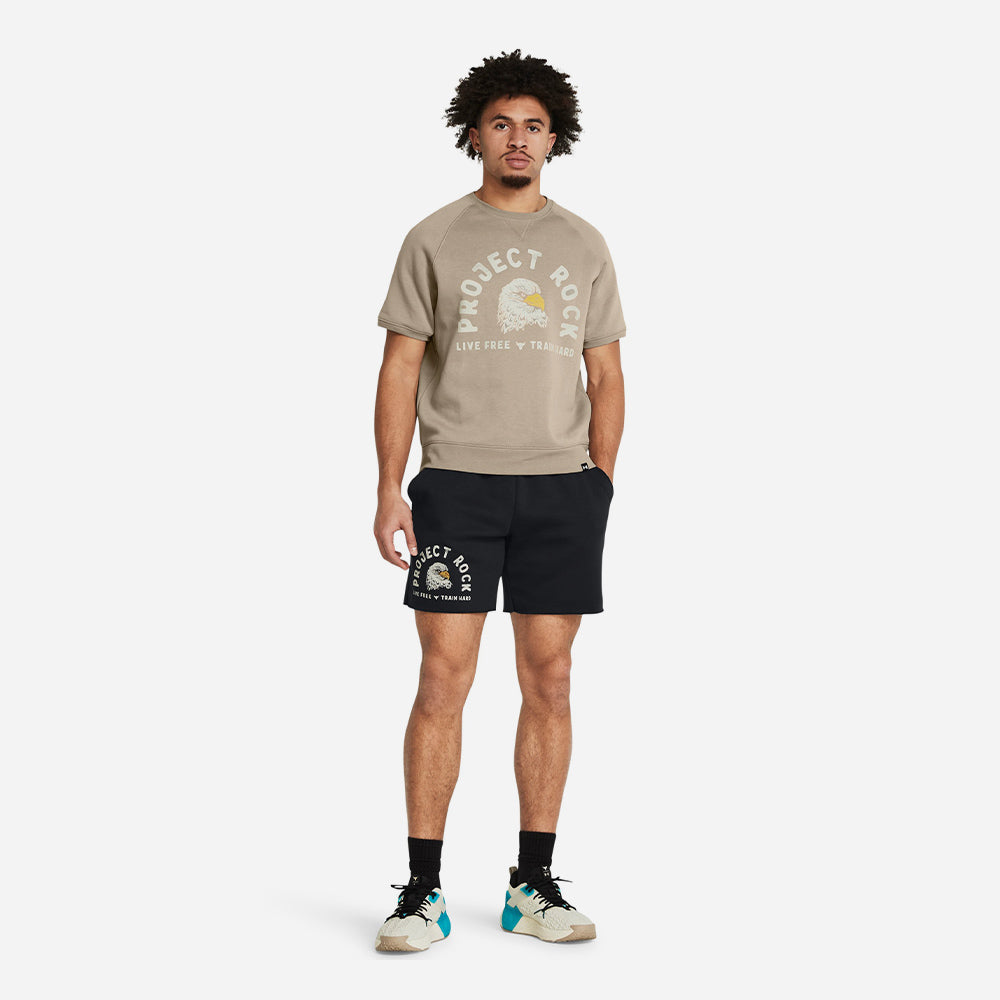 Quần Ngắn Nam Under Armour Project Rock Essential Fleece - Supersports Vietnam