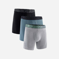 Men's Under Armour Performance Cotton 6 Inch 3-Pack Boxerjock® Underwear