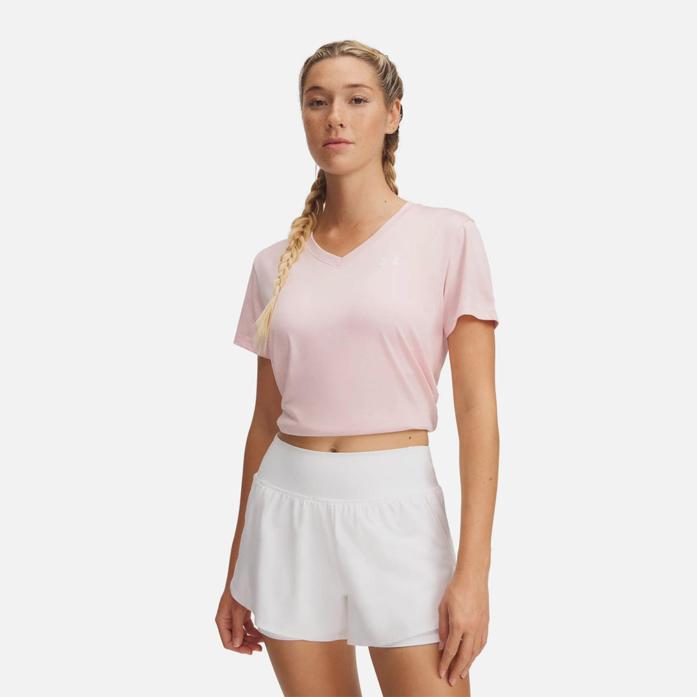 Áo Thun Tay Ngắn Nữ Under Armour Tech™ Twist V-Neck - Supersports Vietnam