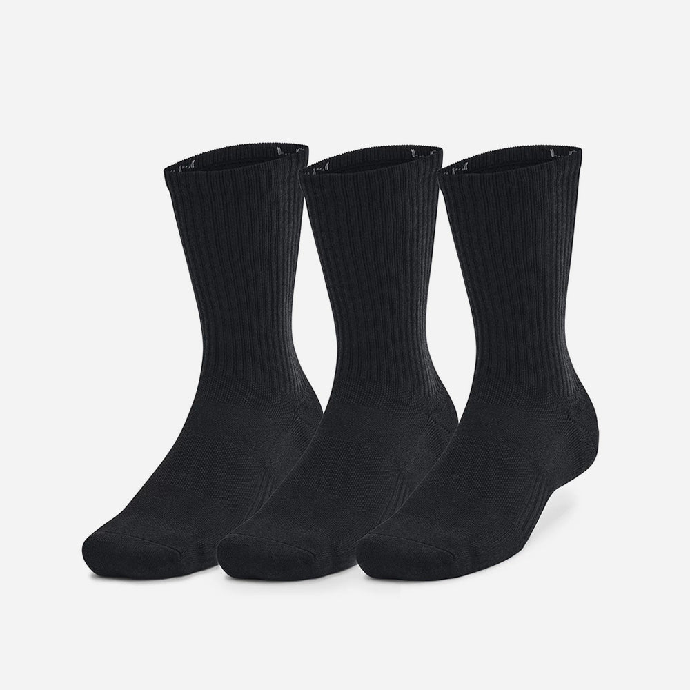 Vớ Thể Thao Under Armour Training Cotton 3-Pack Crew - Supersports Vietnam