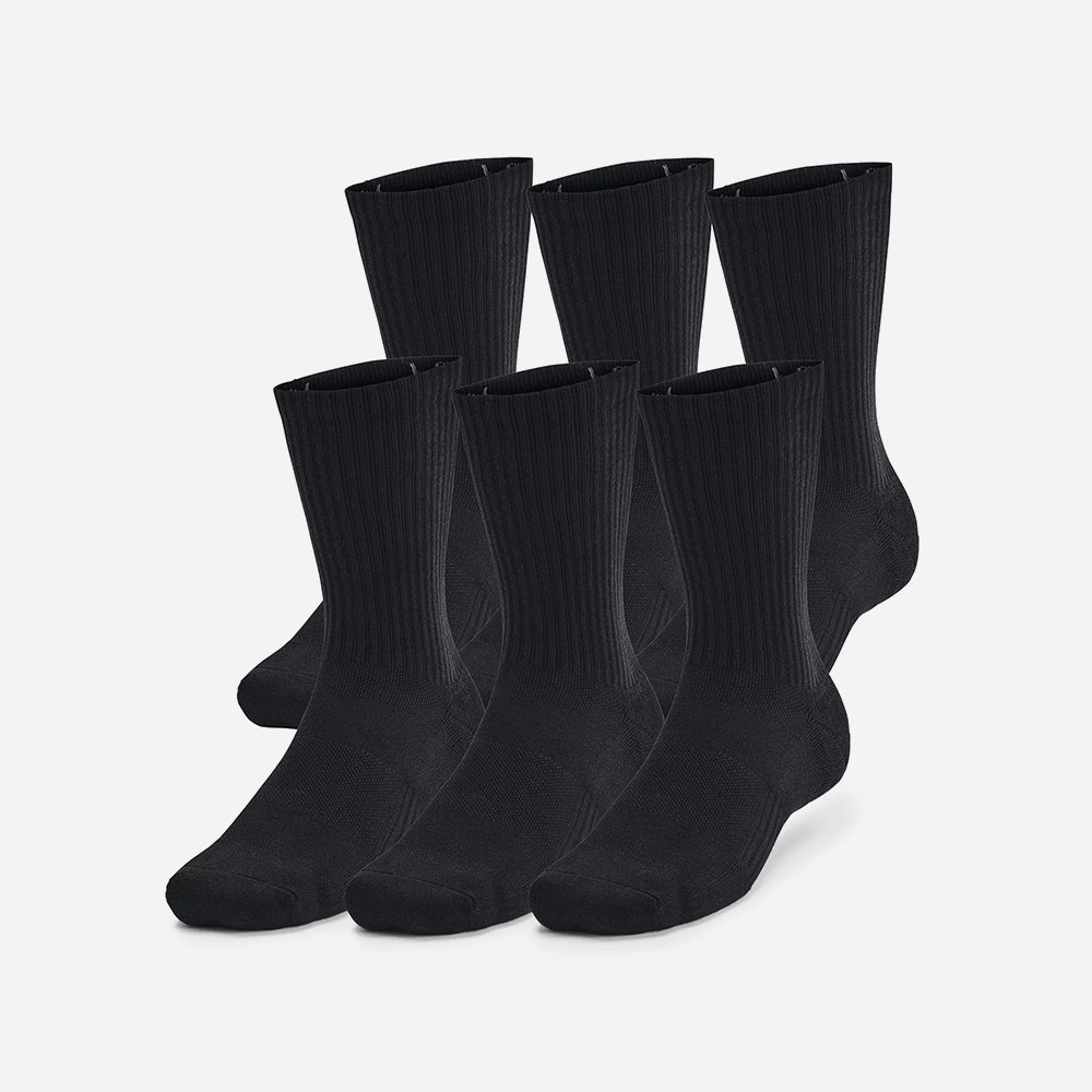 Vớ Thể Thao Under Armour Training Cotton 6-Pack Crew - Supersports Vietnam