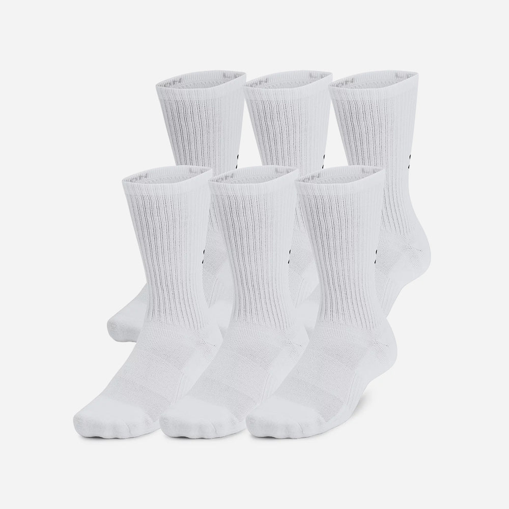 Vớ Thể Thao Under Armour Training Cotton 6-Pack Crew - Supersports Vietnam