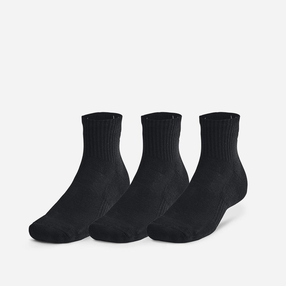 Vớ Thể Thao Under Armour Training Cotton 3-Pack Quarter - Supersports Vietnam