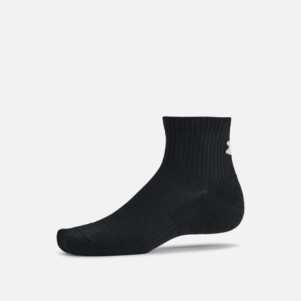 Vớ Thể Thao Under Armour Training Cotton 3-Pack Quarter - Supersports Vietnam