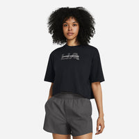 Áo Thun Nữ UA Boxy Crop Branded