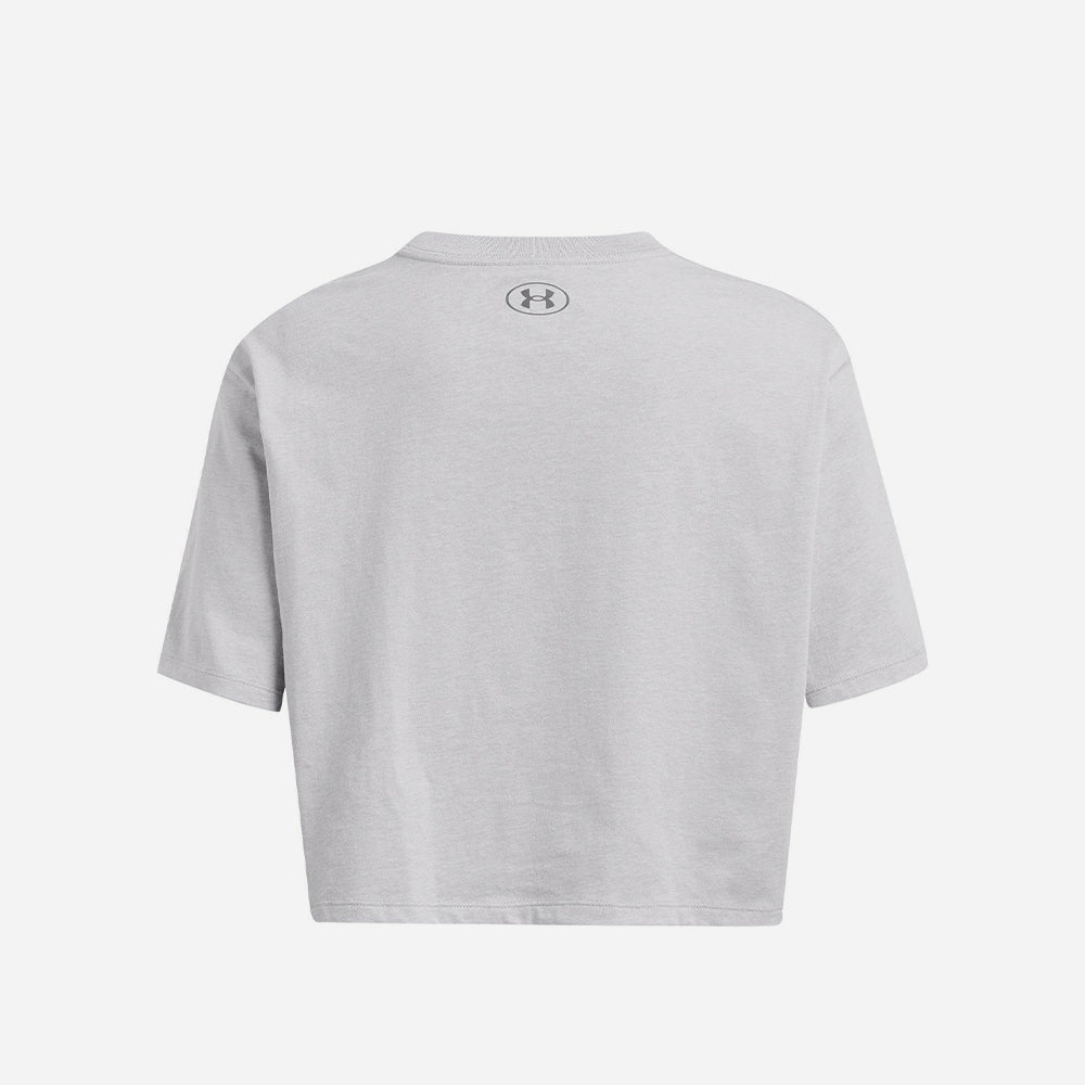 Áo Thun Nữ Under Armour Boxy Crop Branded - Supersports Vietnam