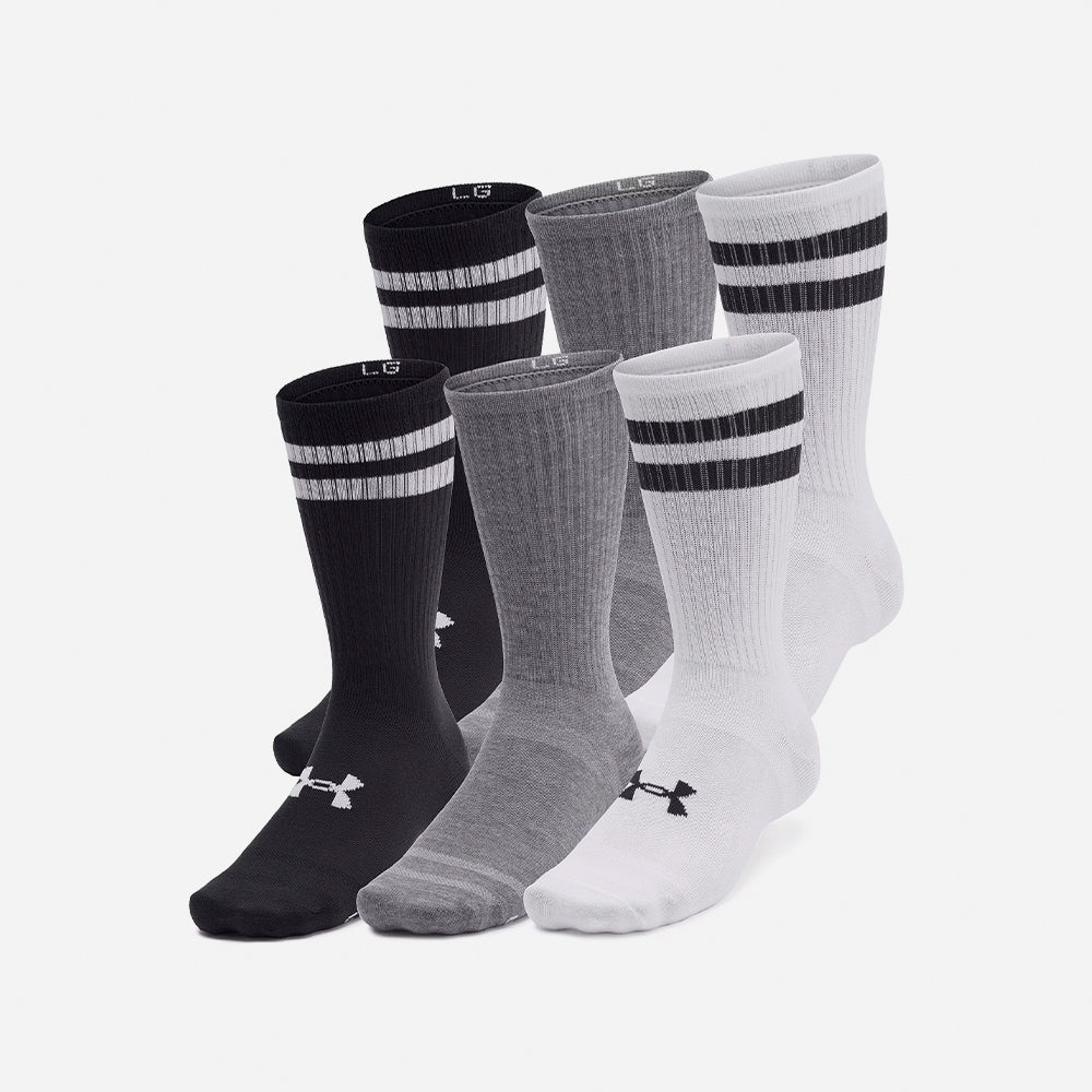 Vớ Thể Thao Under Armour Essential (6 Đôi) - Supersports Vietnam