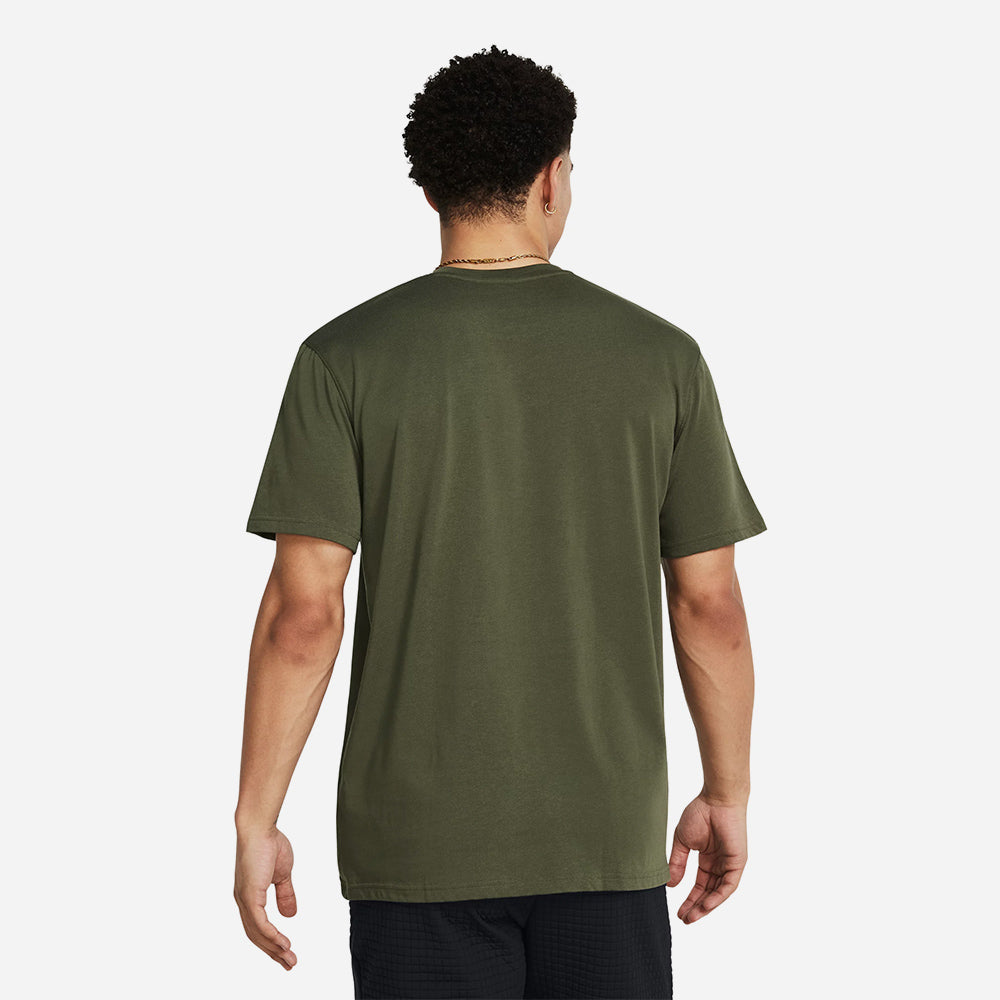 Men's UA Hoops Certified T-Shirt - Army Green