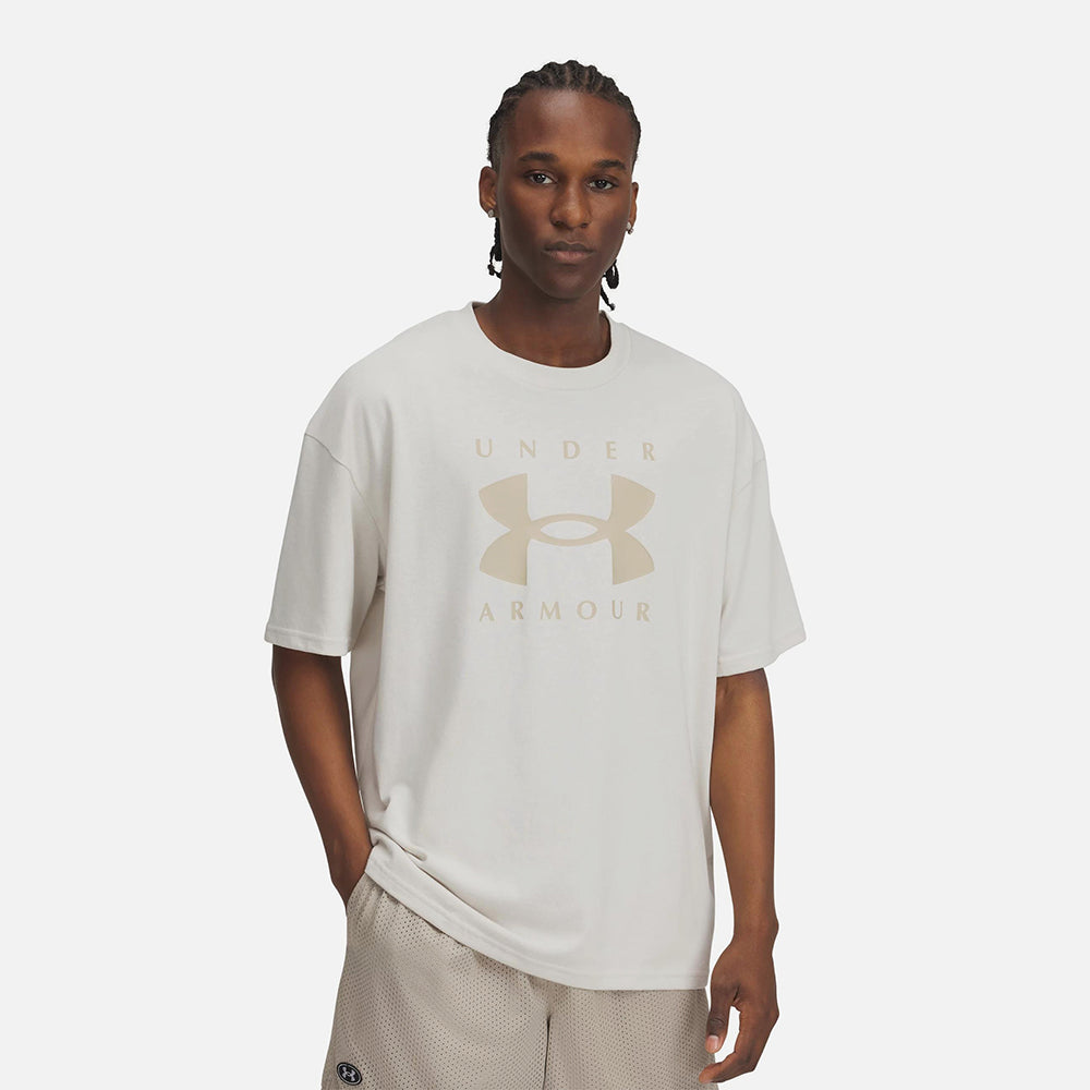 Áo Thun Tay Ngắn Nam Under Armour Heavyweight Branded Oversized - Supersports Vietnam