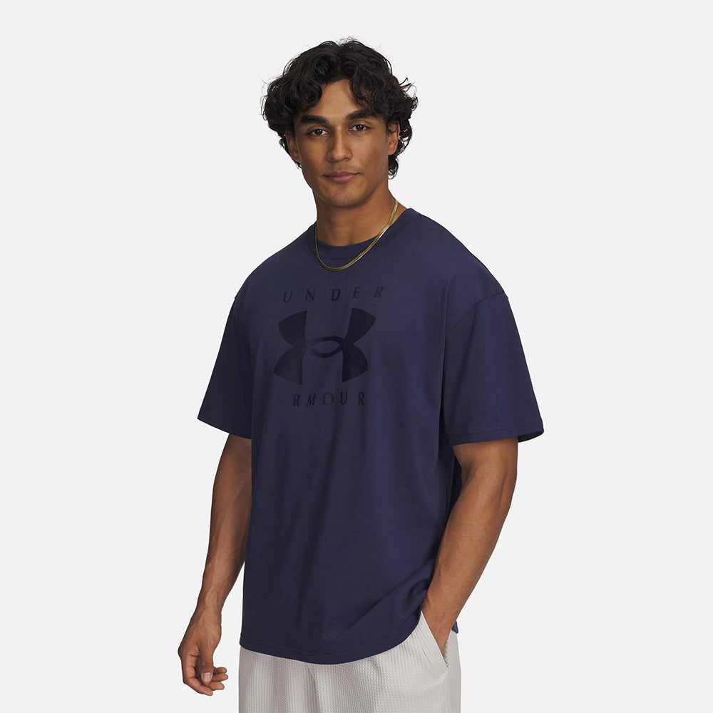 Áo Thun Tay Ngắn Nam Under Armour Heavyweight Branded Oversized - Supersports Vietnam