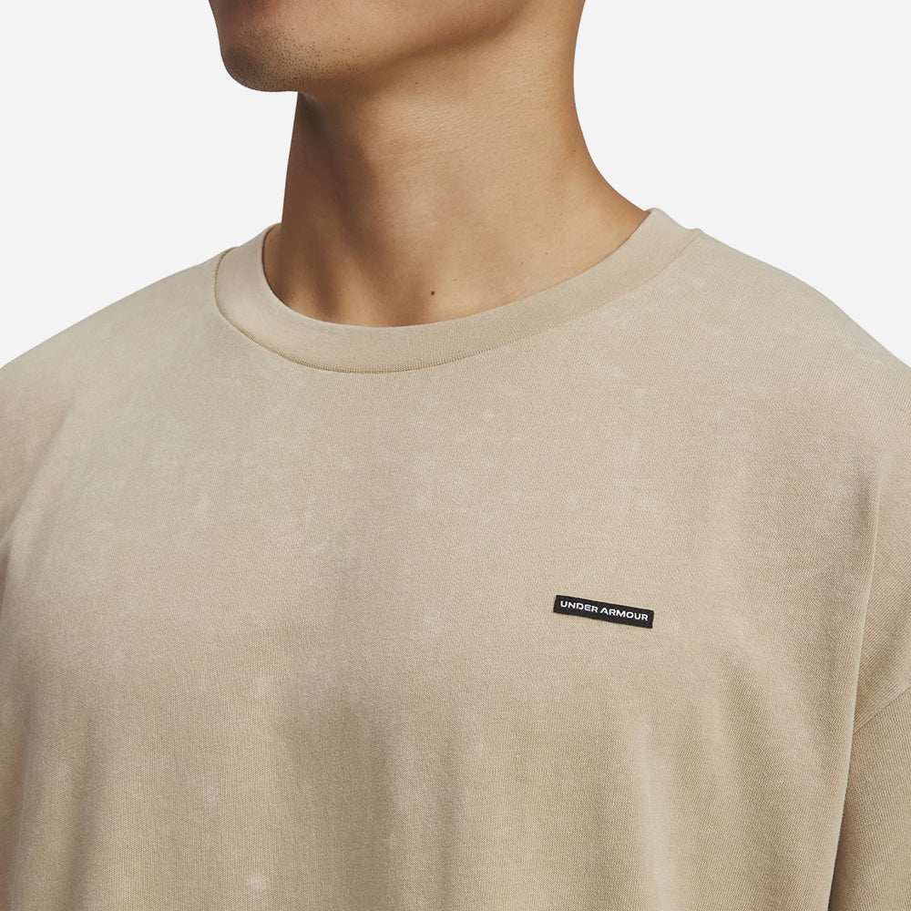 Áo Thun Tay Ngắn Nam Under Armour Heavyweight Logo Wash Oversized - Supersports Vietnam