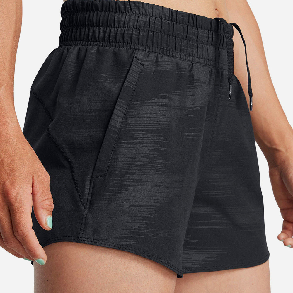 Quần Ngắn Nữ Under Armour Flex Woven 3Inch Emboss - Supersports Vietnam