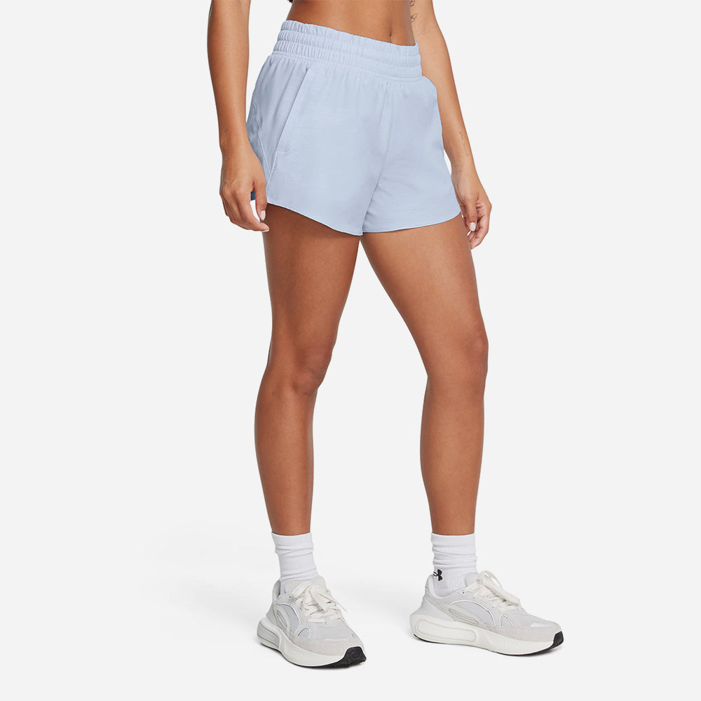 Quần Ngắn Thể Thao Nữ Under Armour Flex Woven 3Inch Emboss - Supersports Vietnam