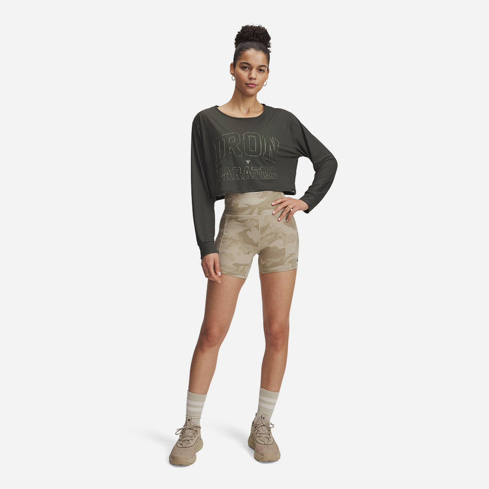 Áo Thun Nữ Under Armour Project Rock Long Sleeve - Supersports Vietnam
