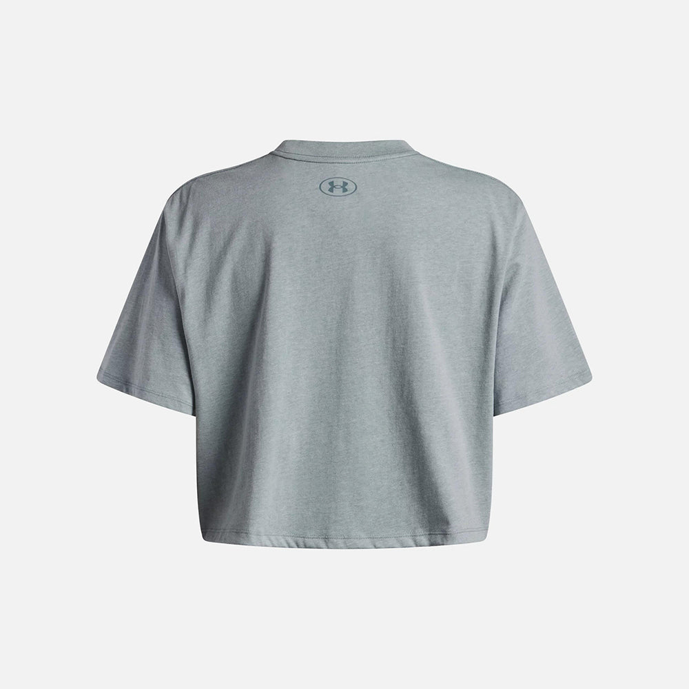Áo Thun Nữ Under Armour Boxy Crop Logo - Supersports Vietnam