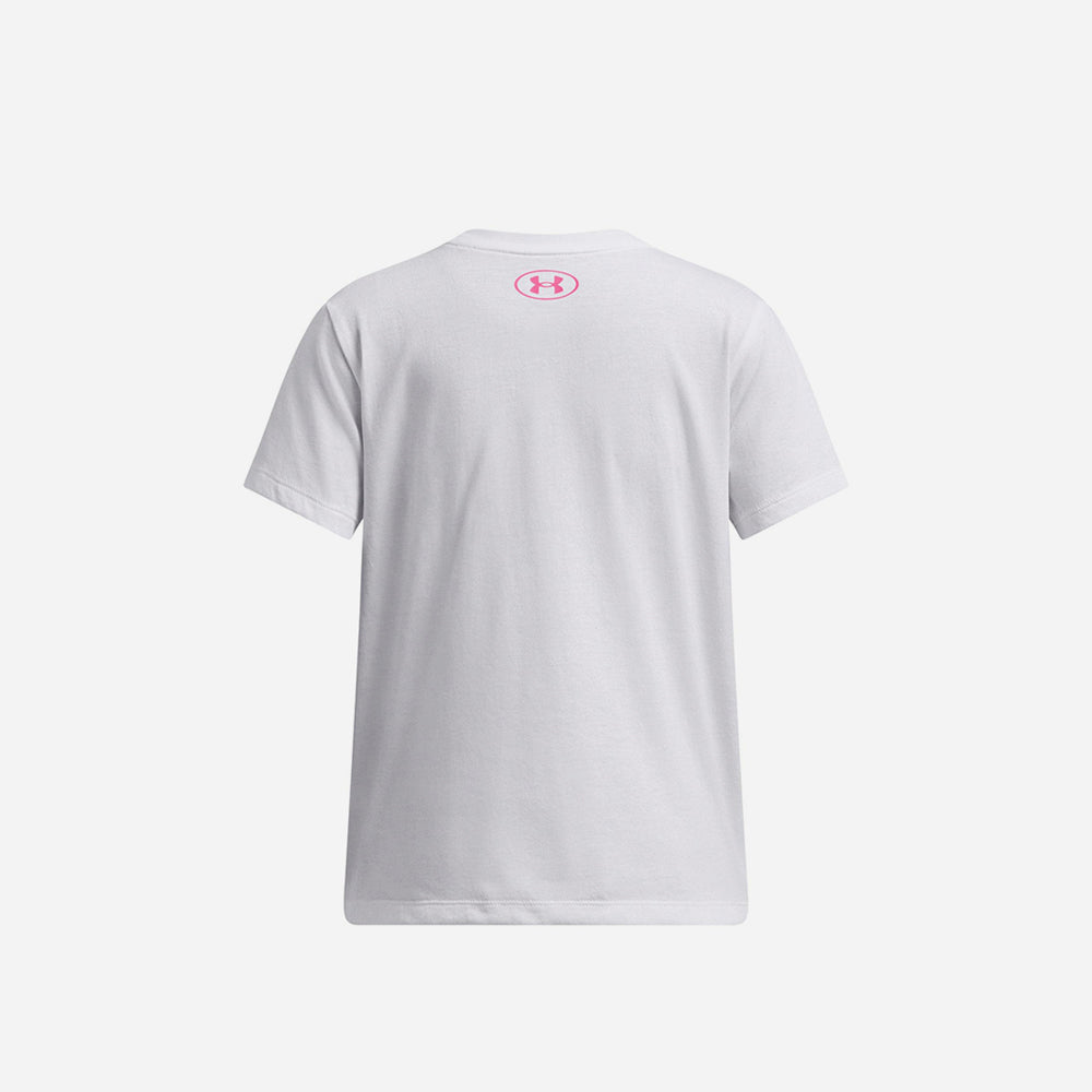 Girls' Under Armour Big Logo Short Sleeve T-Shirt