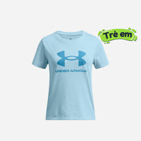 Áo Thun Bé Gái Under Armour Big Logo Short Sleevs - Supersports Vietnam