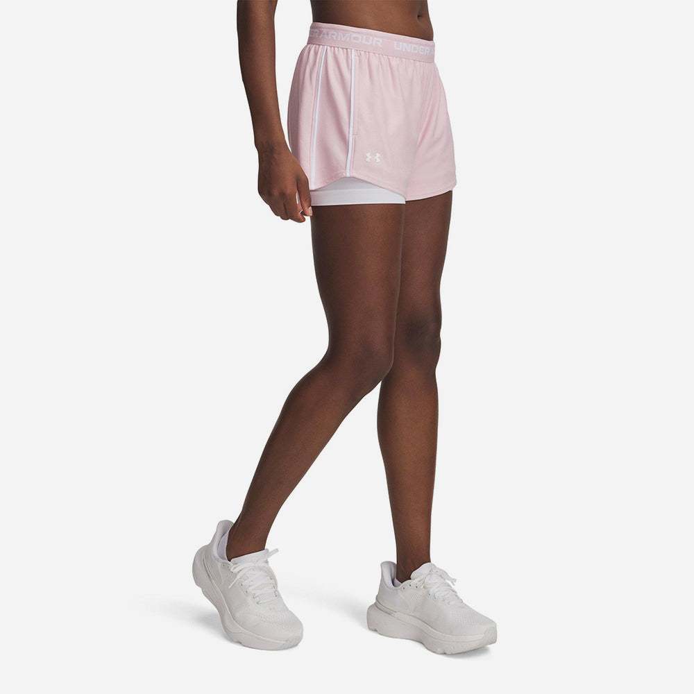 Quần Ngắn Nữ Under Armour Tech Play Up 2In1 - Supersports Vietnam