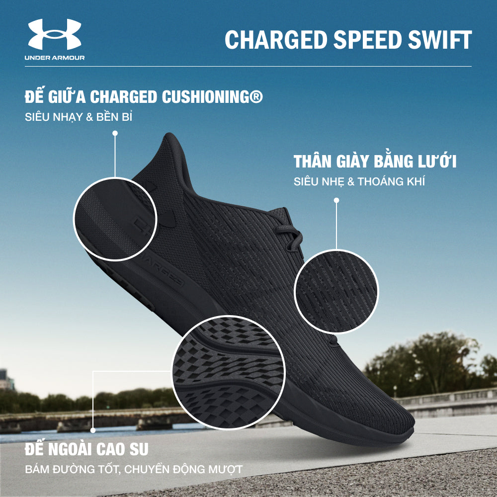 Giày Chạy Bộ Nam Under Armour Charged Speed Swift - Supersports Vietnam
