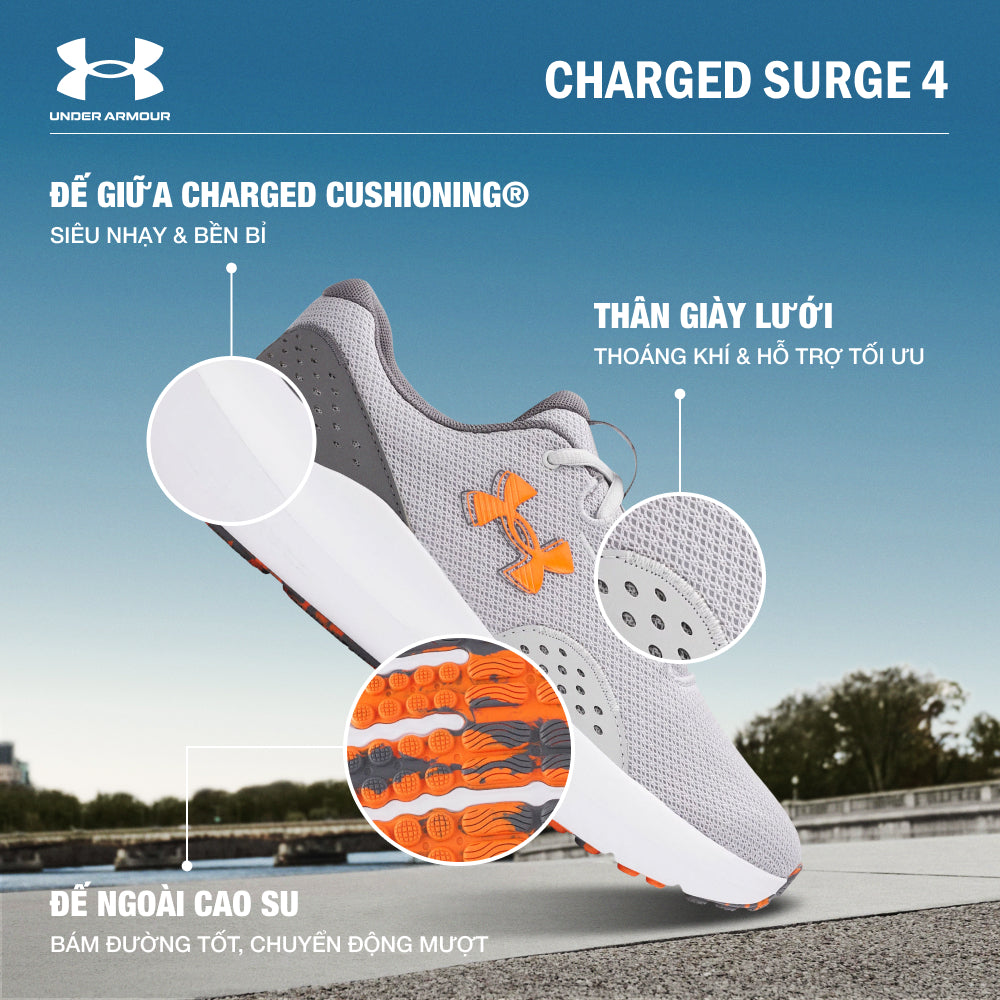 Men's Under Armour Charged Surge 4 Running Shoes