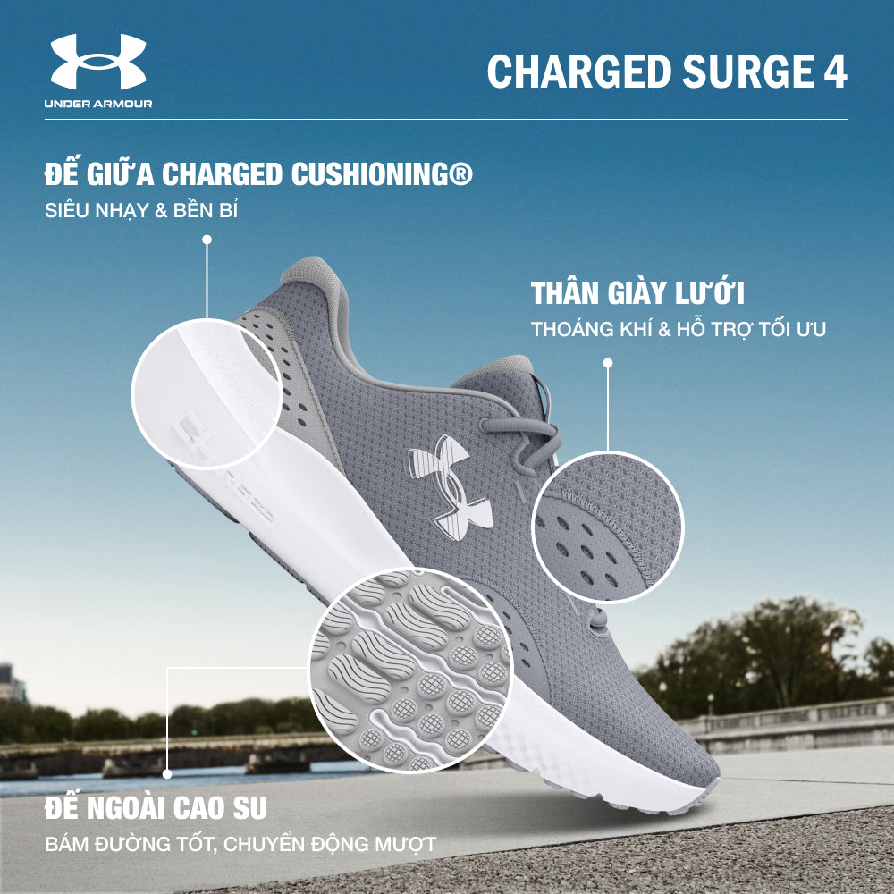 Men's Under Armour Charged Surge 4 Running Shoes