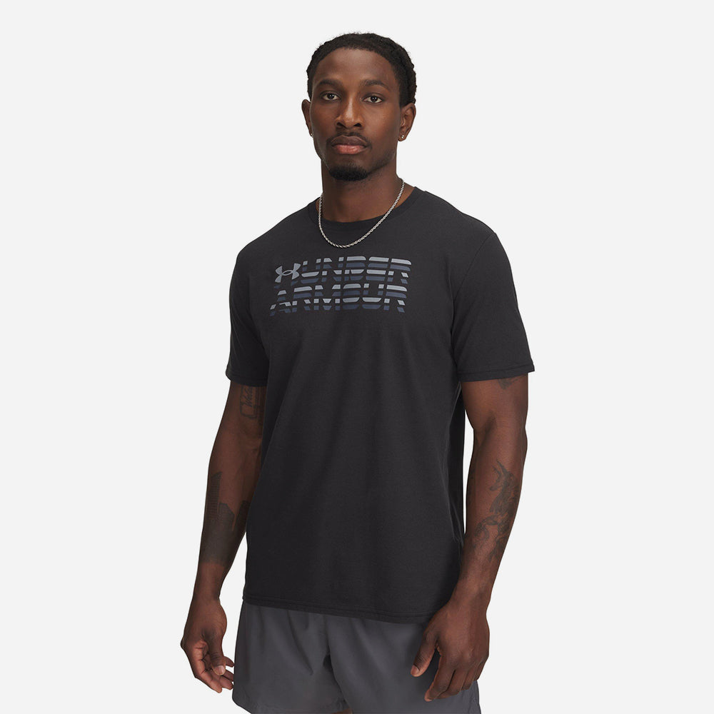 Áo Thun Tay Ngắn Nam Under Armour Shaded Logo Short Sleeve - Supersports Vietnam