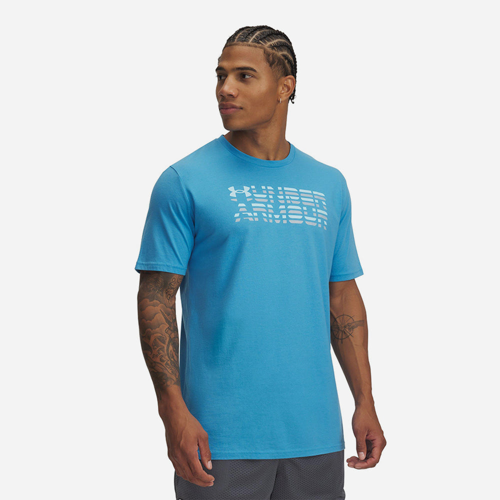 Áo Thun Tay Ngắn Nam Under Armour Shaded Logo Short Sleeve - Supersports Vietnam