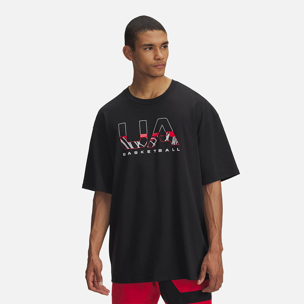 Áo Thun Tay Ngắn Nam Under Armour Hoops Branded Heavyweight - Supersports Vietnam