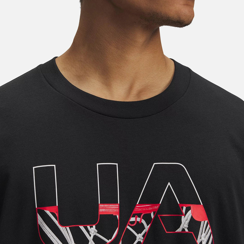 Áo Thun Tay Ngắn Nam Under Armour Hoops Branded Heavyweight - Supersports Vietnam