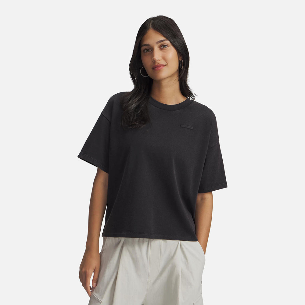 Áo Thun Tay Ngắn Nữ UA Boxy Wash Heavyweight
